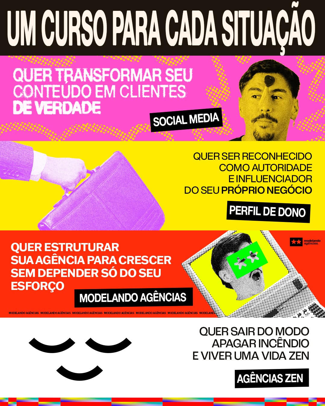 Tem um curso da Koko pra cada fase da jogo que é viver no Nativo Digital. Do Social Media ao Dono de Agência, é só escolher o que faz sentid