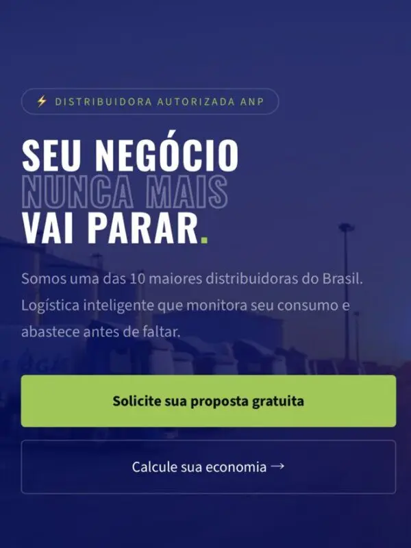 GLP Gás · distribuidora